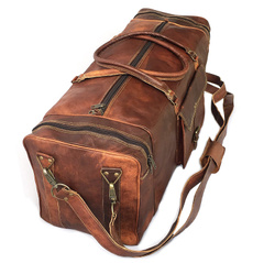 women luggage travel bags, leatherweekenderbagmen, womenstravel, brown