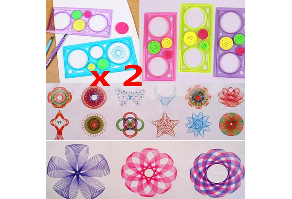 Multi-function Painting Puzzle Spirograph Geometric Ruler Drafting Tools  For Students Drawing Toys Children Learning Art Tool
