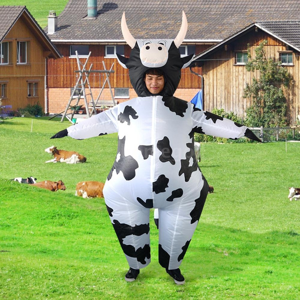 Disfraz Inflable De Vaca Para Adulto 