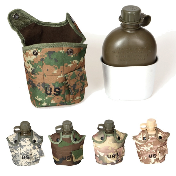 Camouflage Military Water Bottle - Army