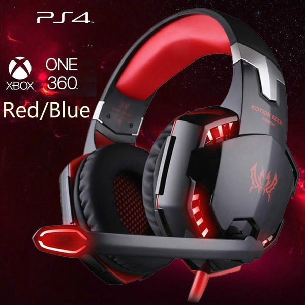 Stereo PC Gaming LED 3.5mm Mic + 