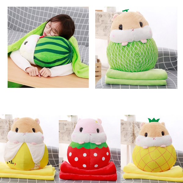 strawberry hamster plush