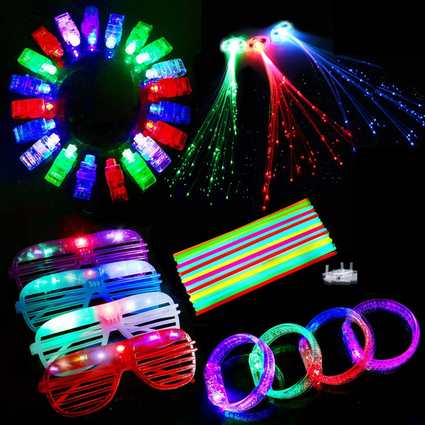 Glow Sticks Bracelets Party Supplies Glow in The Dark LED Flashing