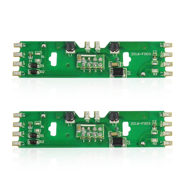 2PCS HO 1/87 Scale Model Train Power Distribution Circuit Board With