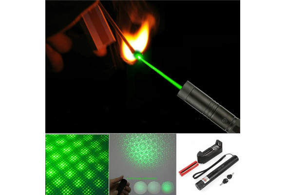 Military Green Laser Powerful Burning Laser Torch Pointers High-Power Laser  Light 5mw Device Lazer Burning Matches For Hunting