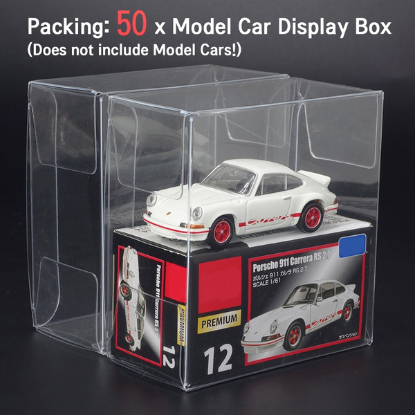 50pcs 1:64 Modell Auto Auto Plastik Display Box für Matchbox Hot Wheel 