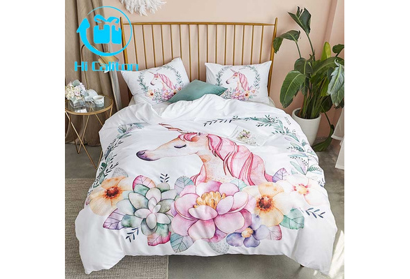 unicorn princess bedding