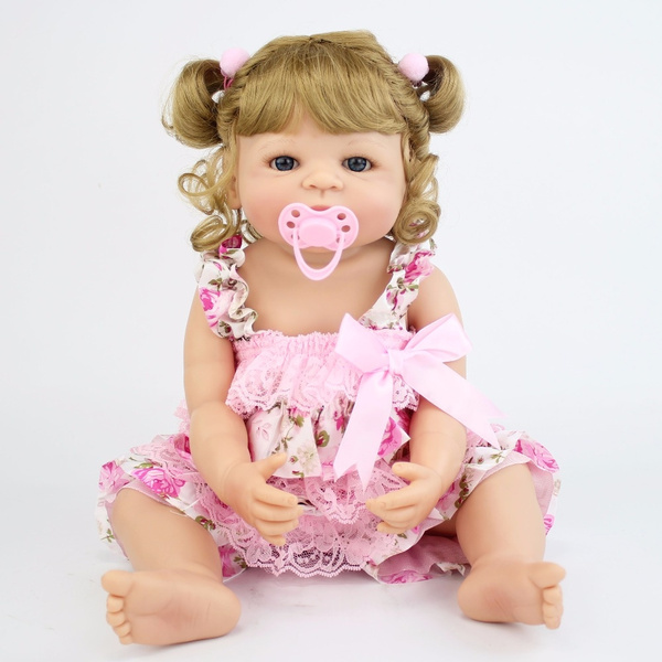 55cm Full Silicone Vinyl Reborn Baby Doll Princess Realistic