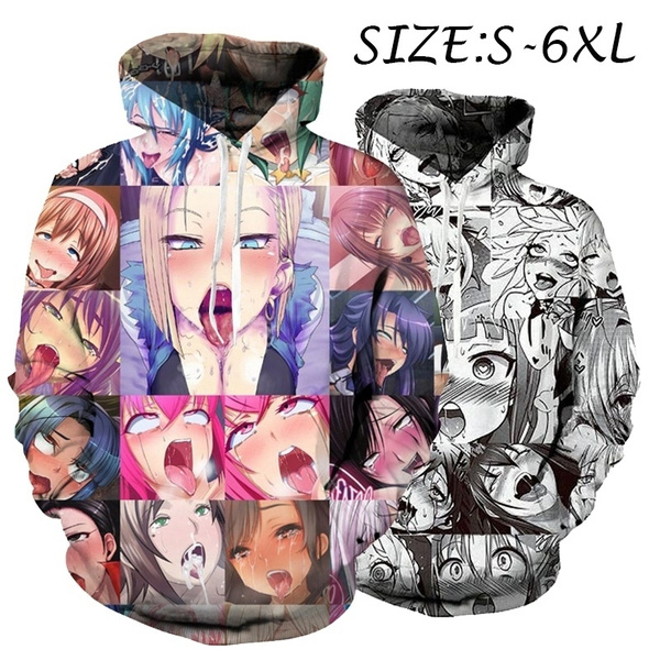 Cheap Ahegao Hoodies Top Quality. On Sale Now. Wish