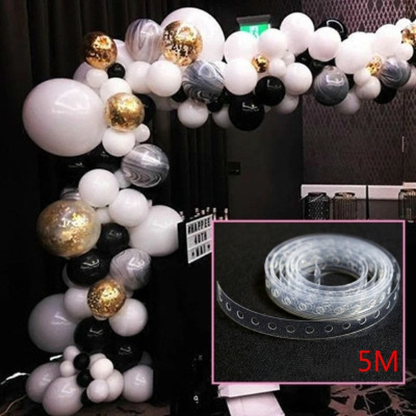 4pcs Balloon Accessories 5M Balloon Chain Ribbon Dot Wedding Party
