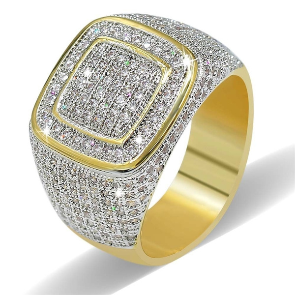 diamond and gold ring for men