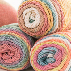 cottonyarn, Cotton, rainbow, Knitting