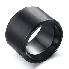Steel, titanium steel, Women Ring, titanium