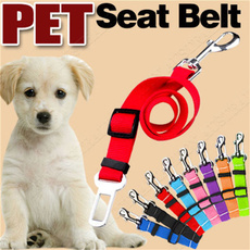 Car Vehicle Pet Cat Dog Safety Seat Belt Harness Travel Adjustable Clip 