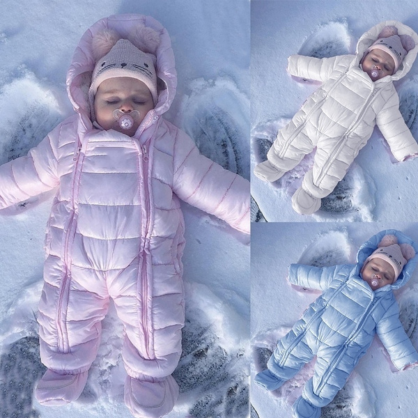 Winter jumpsuit best sale baby girl