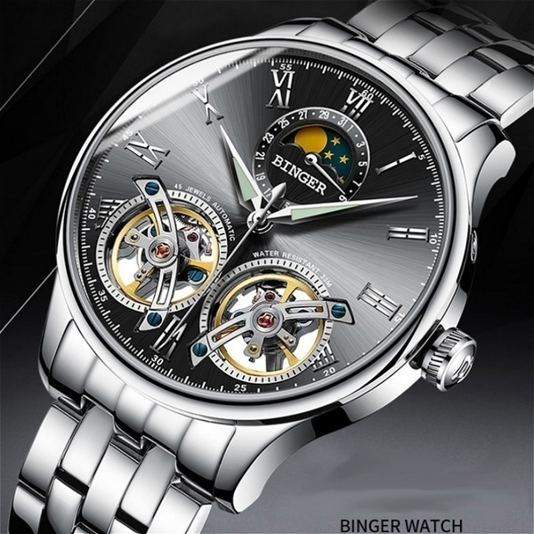 Binger tourbillon clearance automatic watch