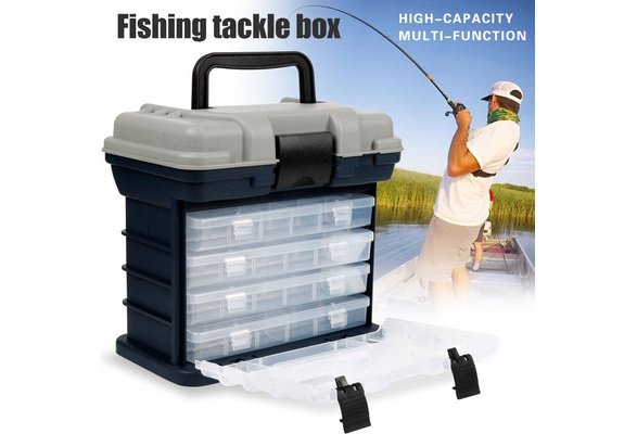 Portable Multi-function Fishing Tackle Box Big Fishing Accessory Storage  Box