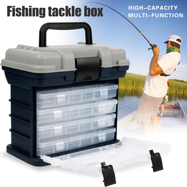 Portable Multi-function Fishing Tackle Box Big Fishing Accessory
