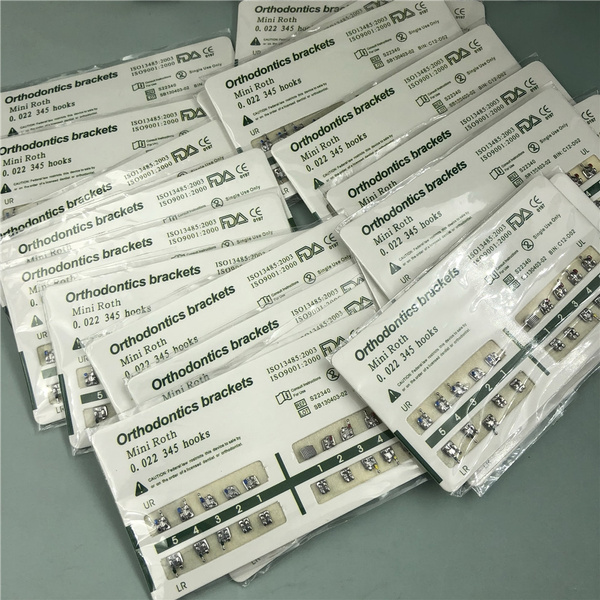 20 Brackets Orthodontiques Roth Mini .022 Avec Crochets - Céramique, ABSOLUTE, Pour Traitement Dentaire
