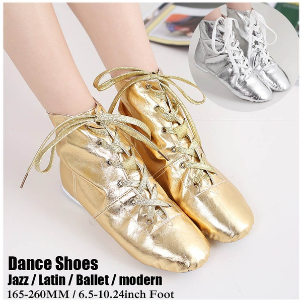 gold jazz boots