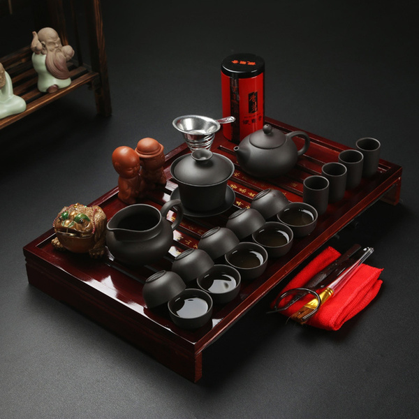 tray, Chinese, Gifts, Cup