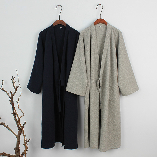 japanese cotton kimono dressing gown