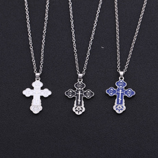 Christian, Cross necklace, Women jewelry, Birthday Gift