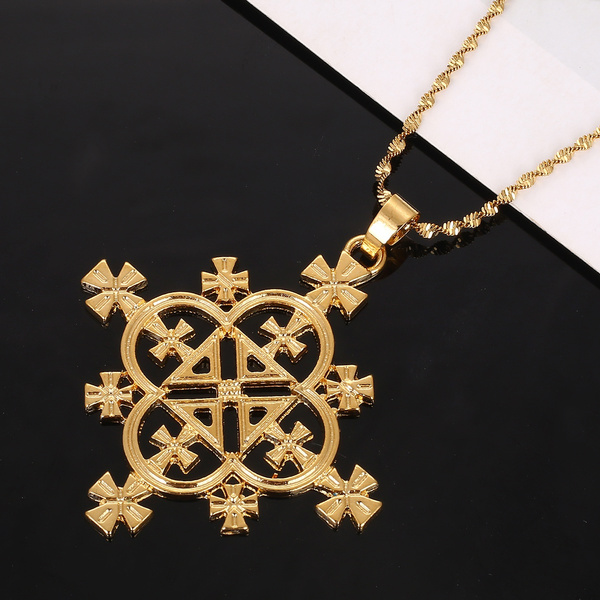 Ethiopian Cross Necklace - Nomad Gallery
