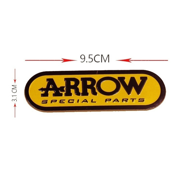 Arrow Sticker Decal Logo Lettering Exhaust Exhaust Logo Carbon End Silencer Li