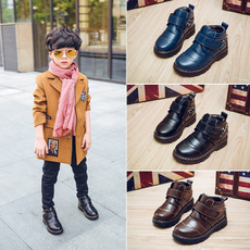 Boy, cottonpaddedshoe, Outdoor, Leather Boots