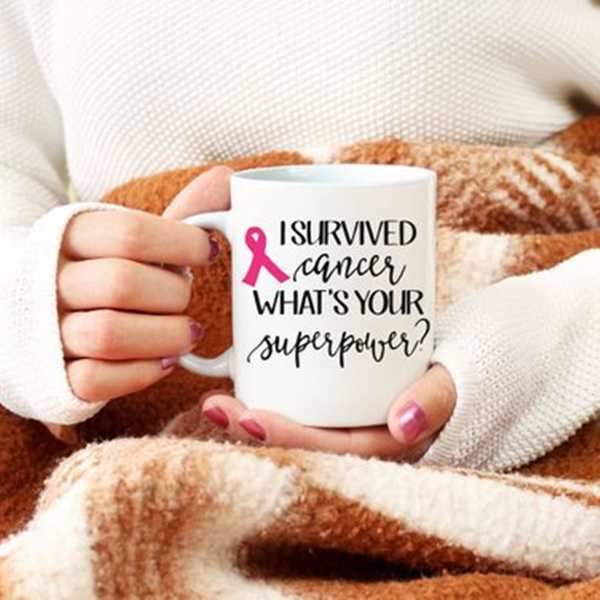 I Survived Cancer What S Your Superpower Mug Cancer Survivor Gift Breast Cancer Mug Gift For Friend Birthday Gift Christmas Gift Wish