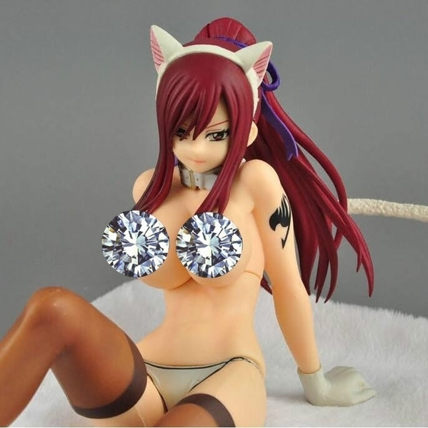 New Anime Fairy Tail Erza Scarlet PVC Figure Adult Sex Toys PVC