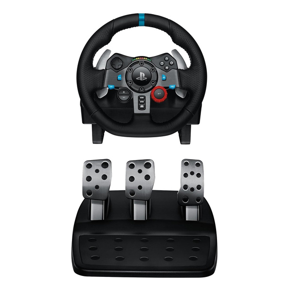 Logitech G29 Driving Force Racing Wheel and Floor Pedals for PS5, PS4, PC,  Mac Black 941-000110 - Best Buy