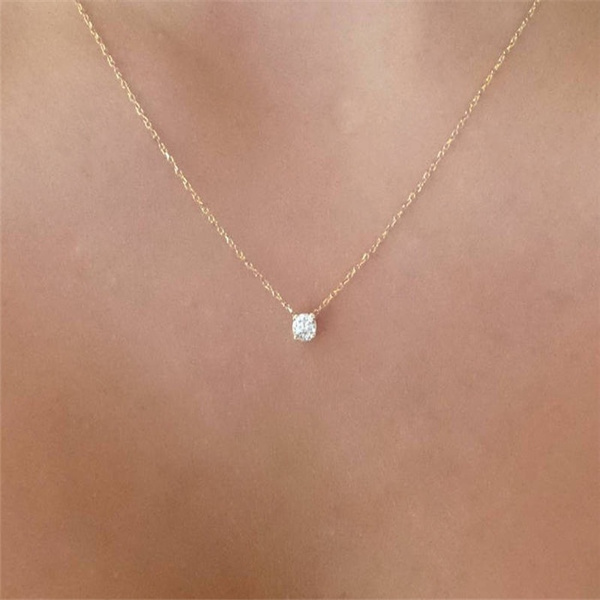 Double Heart Infinity Diamond Necklace | Jewelry by Johan - Jewelry by Johan