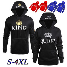 King, hoodieforcouple, hooded, Long Sleeve