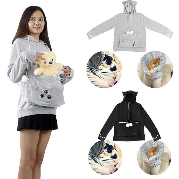 Pet holder clearance hoodie