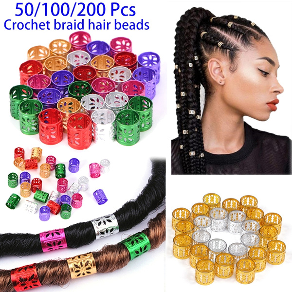 Clip in hair deals beads