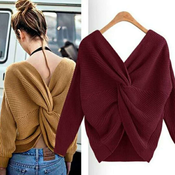 Twist knot clearance back jumper