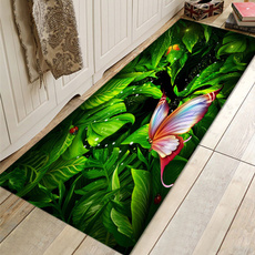 butterfly, doormat, Door, Green