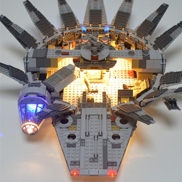 USB LED Light Kit ONLY For Lego Star Wars 75105 Millennium Falcon Lighting Kit 