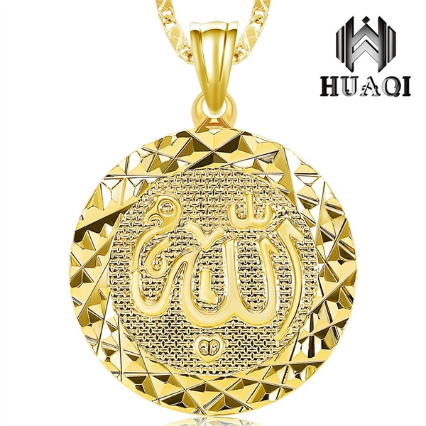 muslim gold pendant