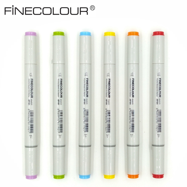 005 Rotuladores 12 Colores Sketch Markers Finecolour Pen Fine Draw Graphic  art Marker Pen For Drawing Manga Anime Art Supplies - Price history &  Review