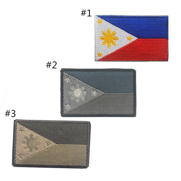 Philippine Flag patch Velcro