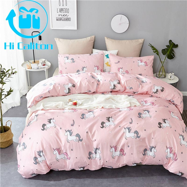 Unicorn bed sheets bedding for children's bedrooms | Wish