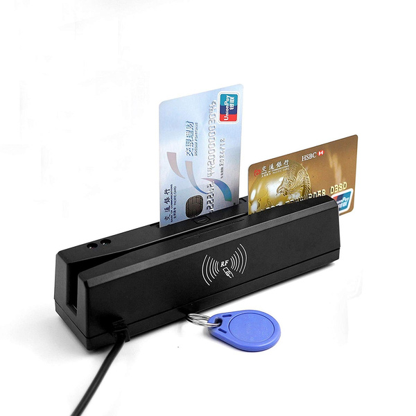 NFC PSAM card reader writer only for APDU command professional person USB PCSC 4 in 1 Magnetic card Reader EMV chip 