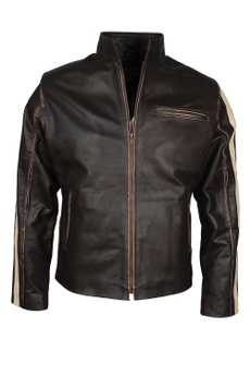 blackbikerjacket, leatherjacketsformen, Sleeve, leather