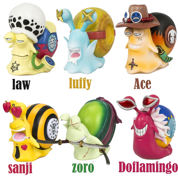 one piece den den mushi figures