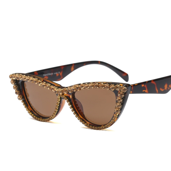 cat eye diamond sunglasses