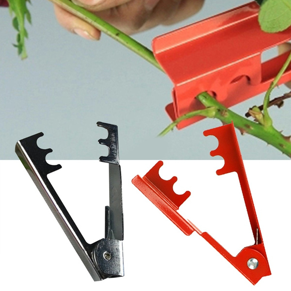 Metal Leaf Thorn Stripper Tool,Rose Stripper Tool, Rose Removing Burrs  Pliers & Garden