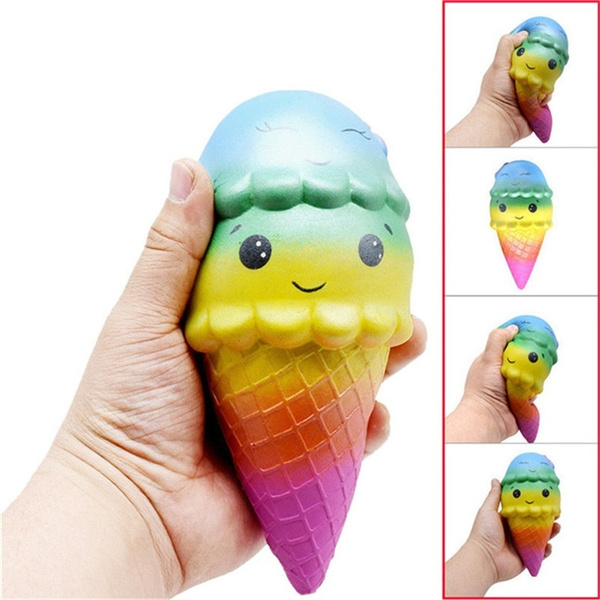 Big Slow Rising Jumbo Squeeze Colorful ice cream Squishies Gift Toy